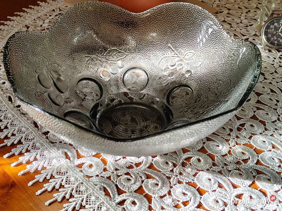 Salaterka misa Szkło vintage PRL dolnośląskie Legnica sprzedam