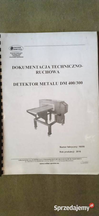 Detektor wykrywacz metali Cofpack DM 400300 łódzkie Łódź