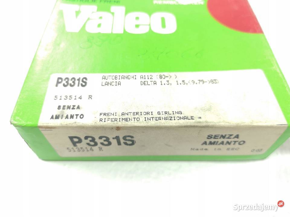KLOCKI VALEO PRZÓD LANCIA DELTA 13 15 19791992