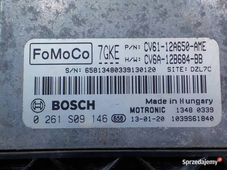 FORD FOCUS MK3 10 B 13r HB 5D sterownik komputer osobowe Suków