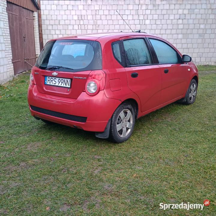 Chevrolet Aveo 12 BenzynaGaz 2008 Zamiana nieuszkodzony Aveo Bychawa
