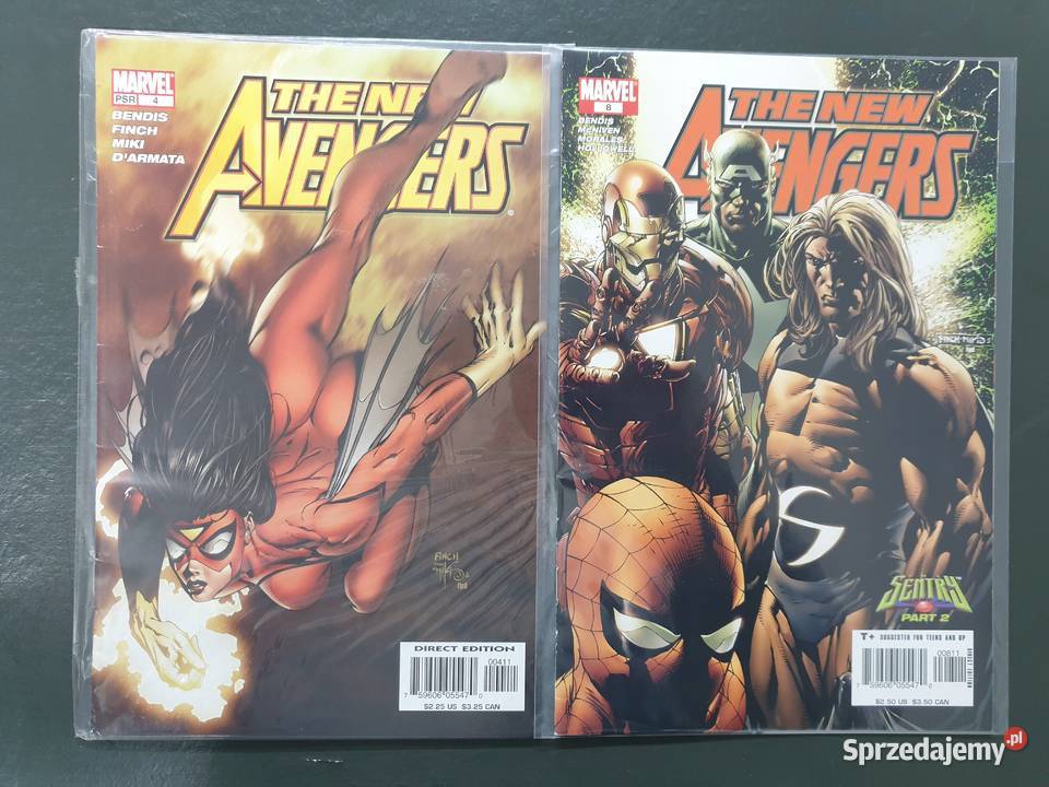 Avengers 14 oryginalnych komiksów Marvel USA Gdynia