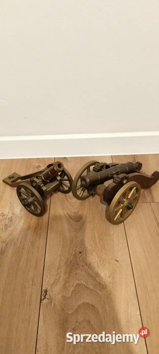 Mosiężna stara armata Jasło