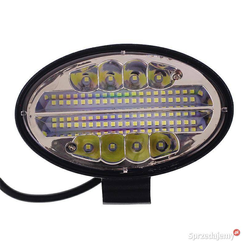 LAMPA ROBOCZA LEDOWA OWALNA 48 LED BEZ