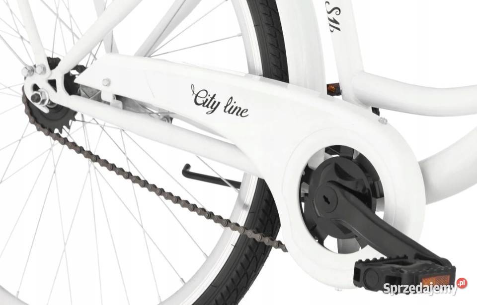 Rower miejski INDIANA Moena S1B 26 damski Biały Września