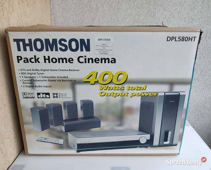 Kino domowe Thompson DPL 580 HT Olecko sprzedam