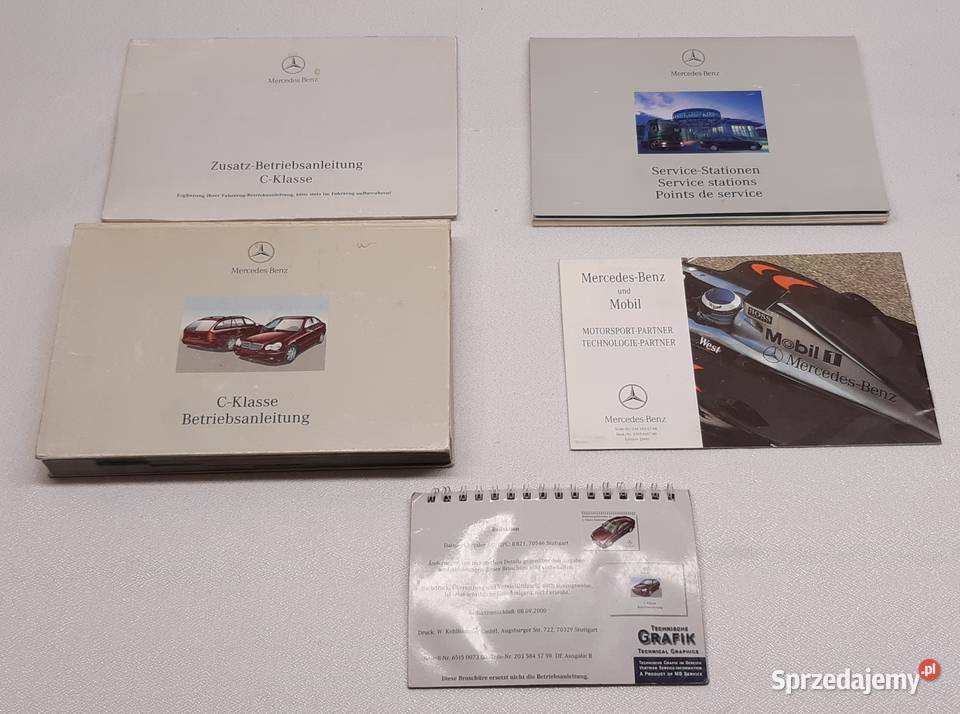 ETUI FUTERAŁ INSTRUKCJA OBSŁUGI MERCEDES W203 dolnośląskie Mielęcin sprzedam