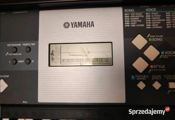 Yamaha organy keyboard YPT230 Zielęcice