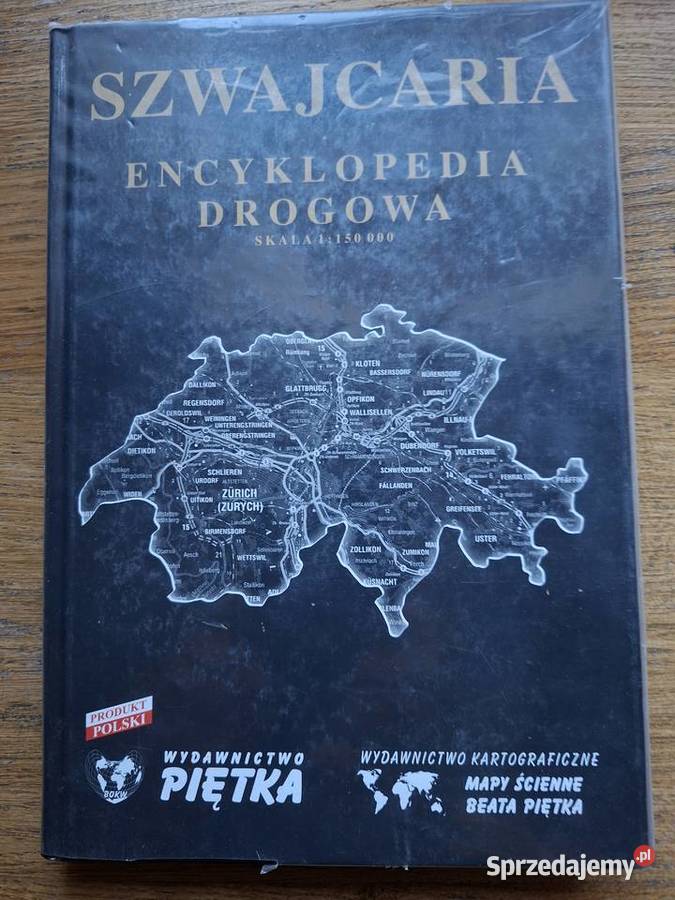 Szwajcaria Encyklopedia drogowa 1150 000 Kraków