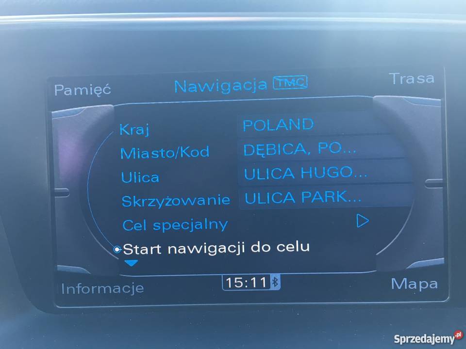 Polskie Menu Audi MMI 3G High A4 A5 A6 A8 Q5 Q7