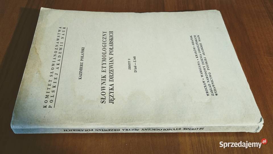 Słownik etymologiczny języka Drzewian połabskich Gdańsk sprzedam