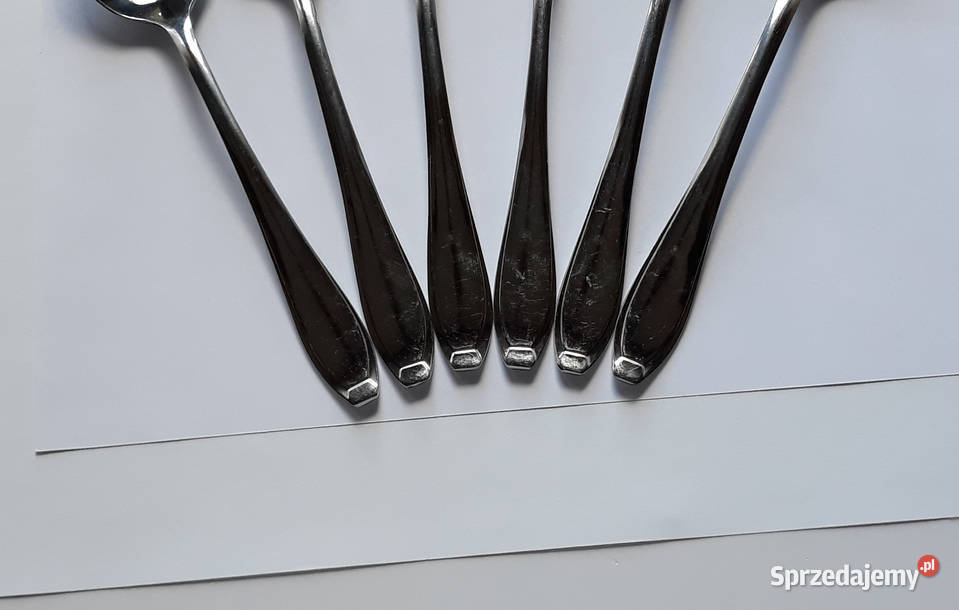 Łyżki obiadowe KANT BAKELIT Gerlach sztućce PRL Dąbrowa Górnicza