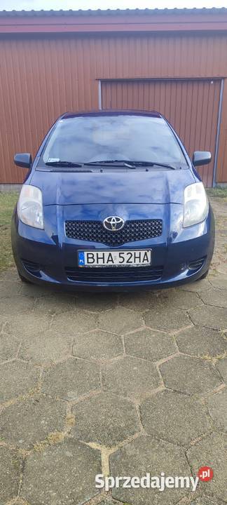 Toyota Yaris II 2007 10 bezwypadkowa Narew sprzedam