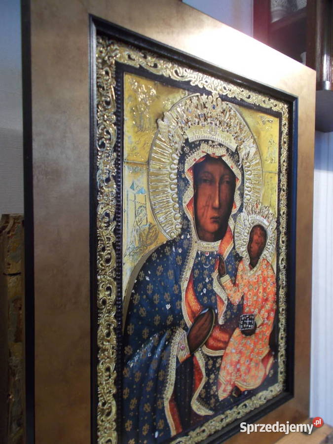 Matka Boża CzęstochowskaWierna Kopia Ikony Malarstwo Szczecin