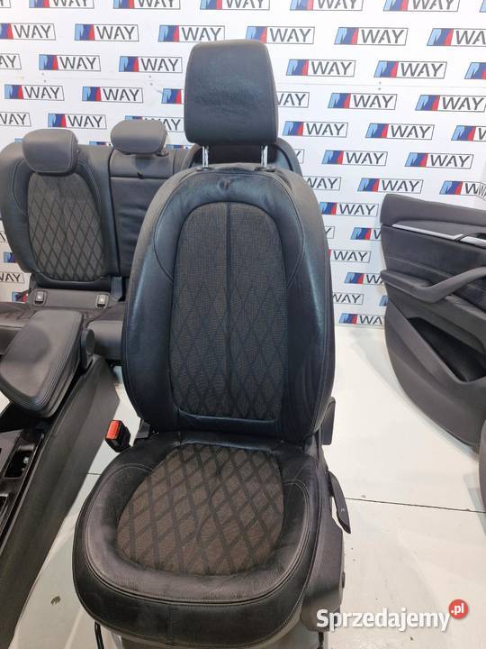 BMW X1 F48 LCI FOTELE KANAPA BOCZKI GRZANE PÓŁ