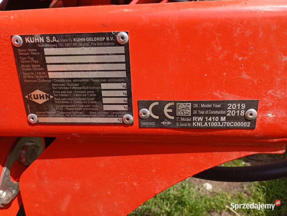 Owijarka Kuhn RW1410 Owijarki do bel