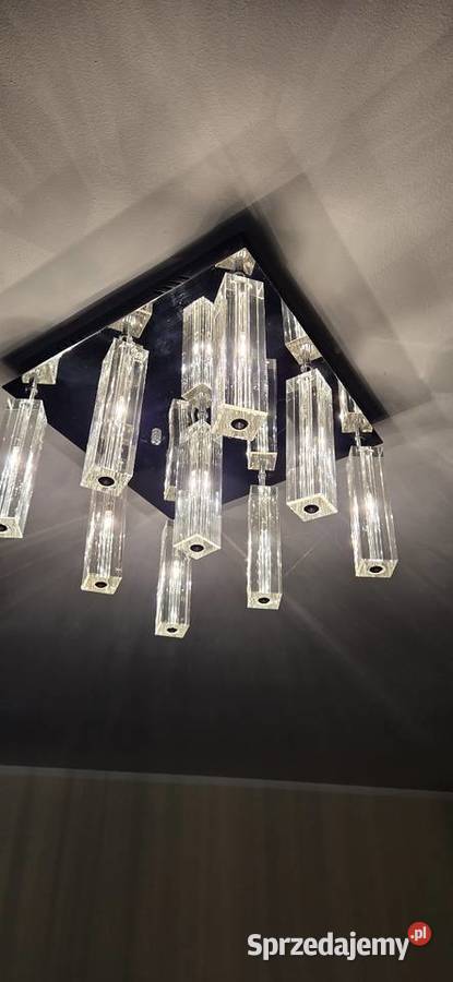 Lampa plafon kryształy Szczytniki