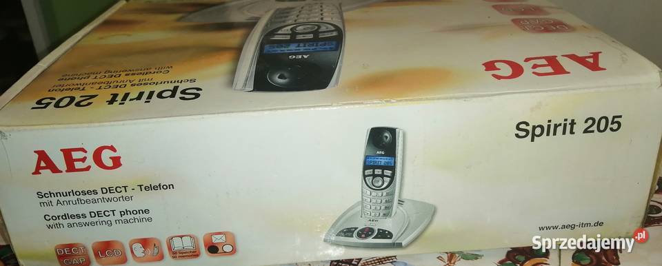 Teflon stacjonarny AEG z autom sekretarką Spirit zachodniopomorskie