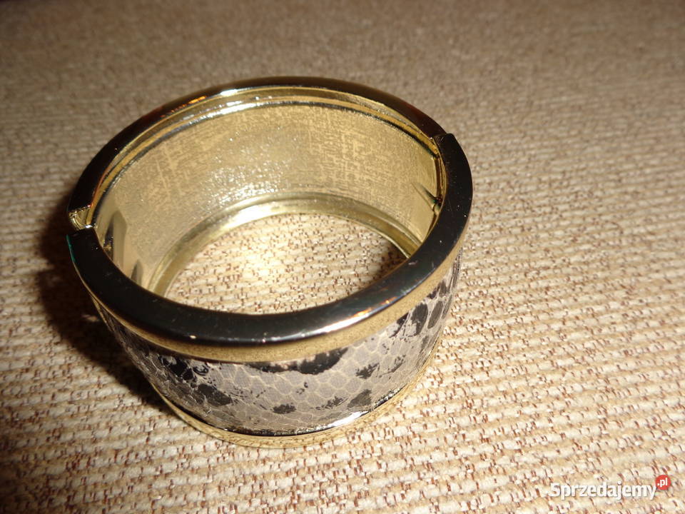 Bransoletka sciskowa z panterką Dla kobiet wielkopolskie Poznań