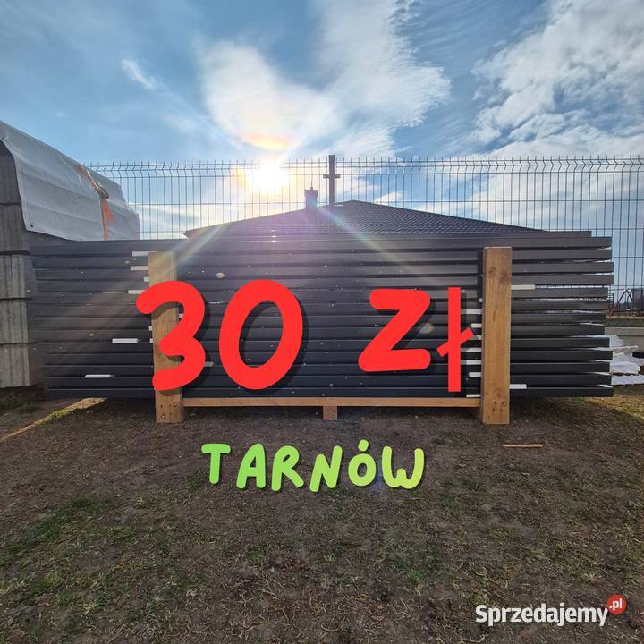 słupki ogrodzeniowe 60 x 40 antracyt 230 mb