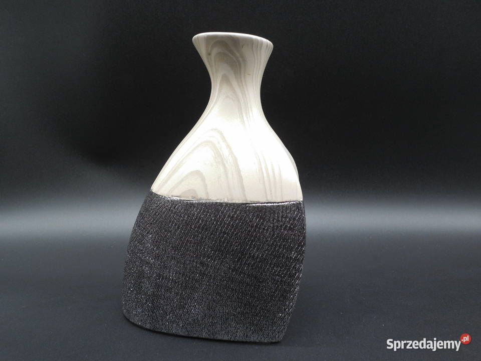 Ceramiczny wazon dwukolorowy KERAMIK Raszków