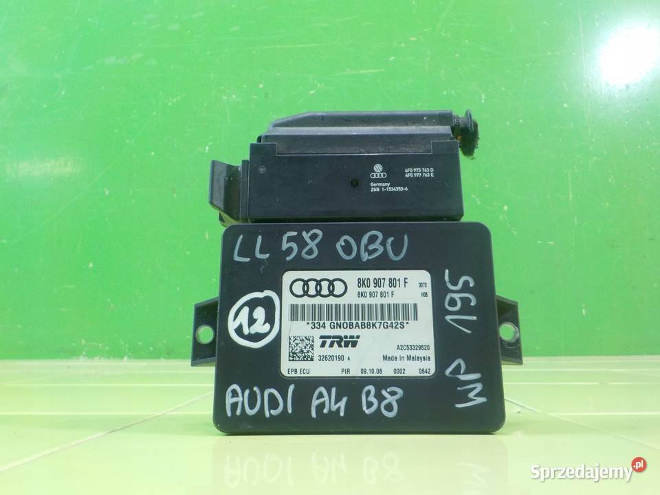 AUDI A4 B8 SLINE 18 TFSI 09r SEDAN modul hamulca Suków