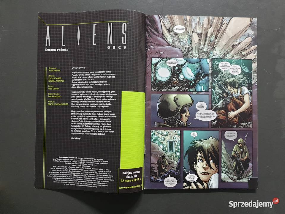 Aliens Obcy Komiksowe Hity 12011 3 sprzedam