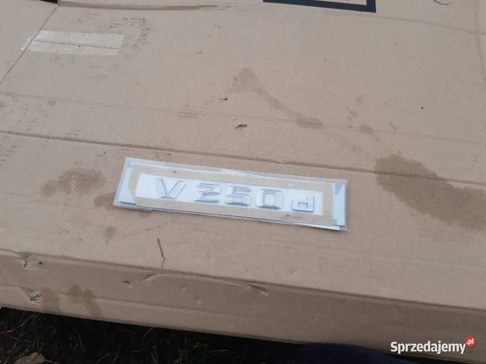 Logo Emblemat Znaczek Napis Mercedes W447 V250d Akcesoria samochodowe