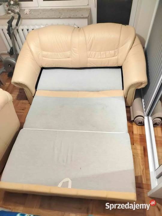 Sofa skórzana rozkładana Fotel Bydgoska Firma Rzeszów