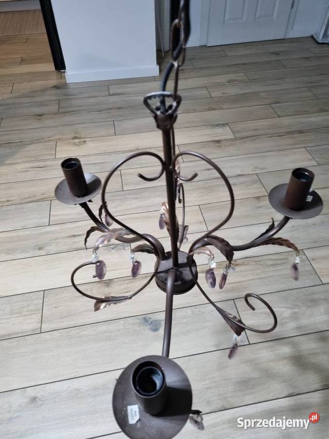 Żyrandol Trzyramienny wielkopolskie Wola Podłężna