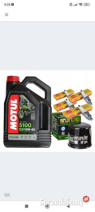 YAMAHA FZ6 FZ6 FAZER 04 ZESTAW OLEJ MOTUL SWIECE Filtry oleju śląskie Racibórz sprzedam
