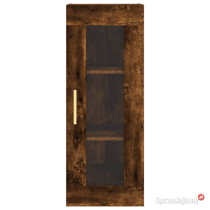 Wysoka szafka przydymiony dąb 345x34x180 mazowieckie Warszawa sprzedam