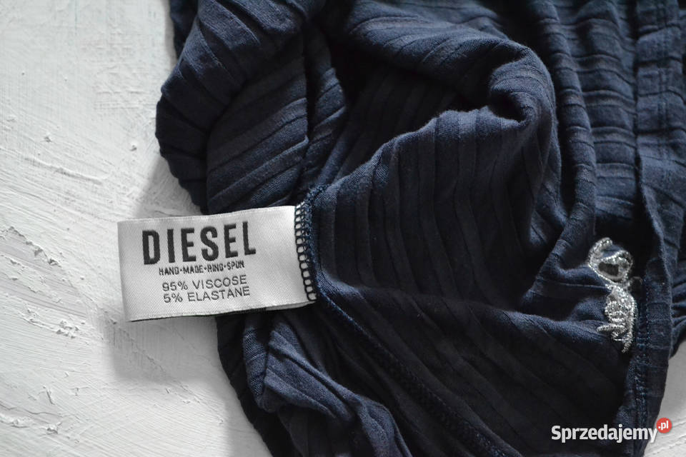 granatowa bluzka Diesel crop top koszulka M Warszawa