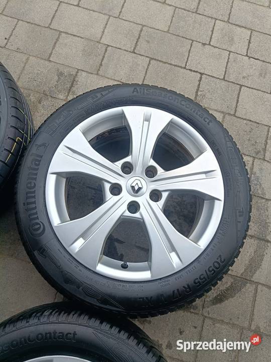 Alufelgi 17 renault z oponami Elbląg sprzedam