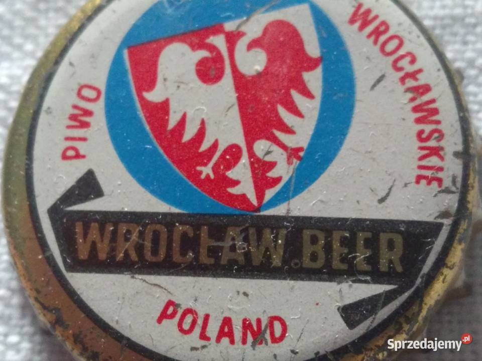 Stary kapsel Piwo Wrocławskie Wrocław Beer Made Birofilistyka