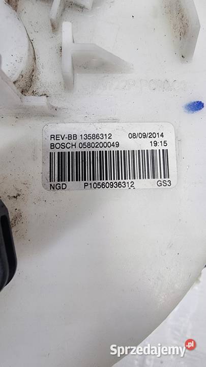 POMPA PALIWA OPEL ASTRA IV J 14 TURBO 13586312 kujawsko-pomorskie