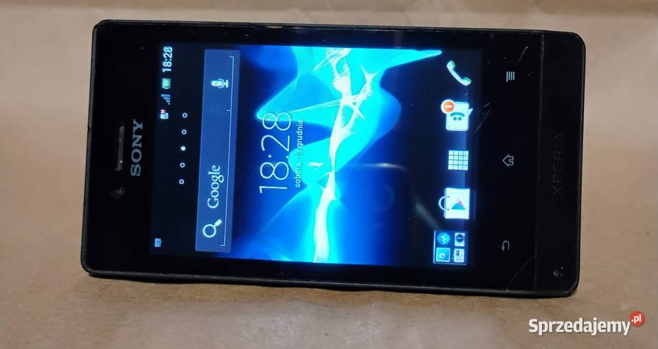 Sony Xperia miro ST 23 i ładowarka bez simlock
