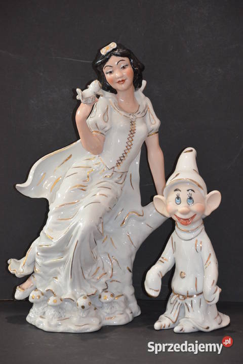 Roceram porcelana Królewna Śnieżka i Krasnoludki Porcelana i szkło wielkopolskie Środa Wielkopolska