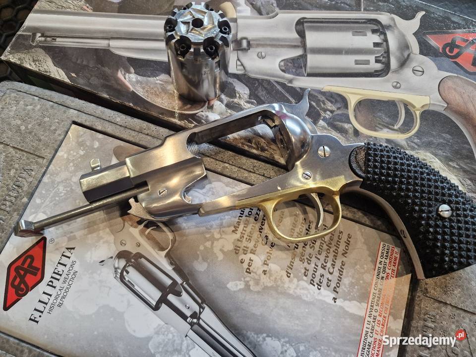 Rewolwer Czarnoprochowy Remington 1858 Army Lufa Kraków