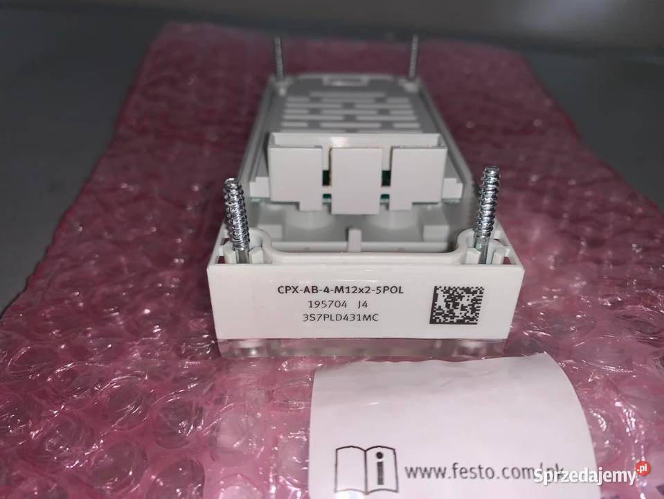 Festo CPXAB4M12X25POL 195704 Blok przyłączeniowy sprzedam