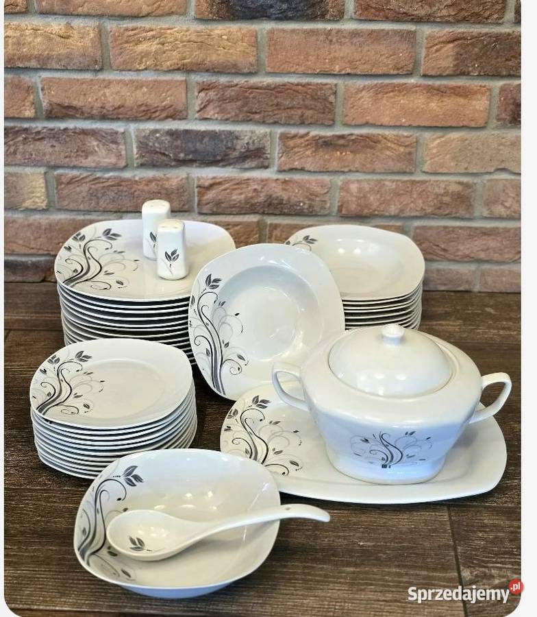 319 Zestaw obiadowy 43 elementy na 12 osób VC460 Zabrze