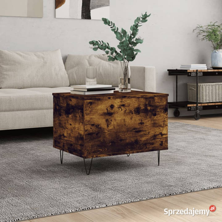 Stolik kawowy przydymiony dąb 60x445x45 WM830953 Warszawa