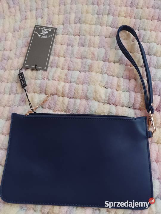 Beverly Hills Polo Club Granatowy portfel Dla kobiet Dodatki Kraków