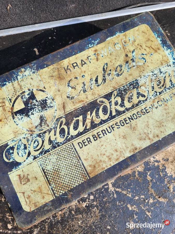 STARA Z EPOKI APTECZKA SAMOCHODOWA DKW IFA OPEL Rybnik