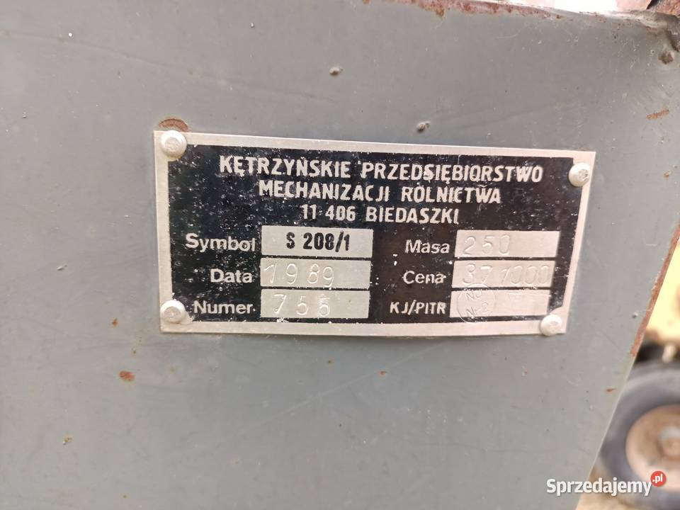 Sadzarka do ziemniaków Polska łańcuchowa Zemborzyce Tereszyńskie