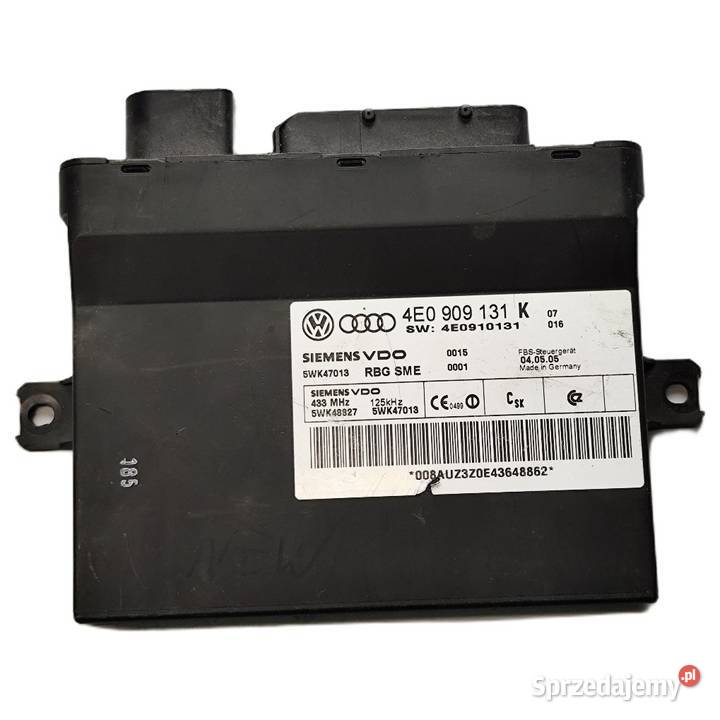 Audi A8 D3 Sterownik Moduł Kessy Klucza wielkopolskie