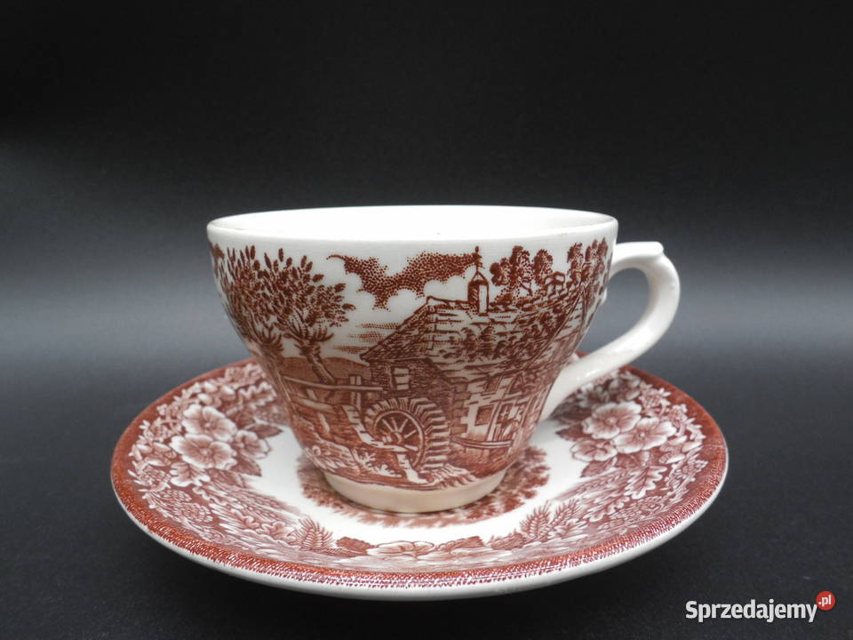 Filiżanka ze spodkiem J Broadhurst Sons w wielkopolskie Raszków sprzedam