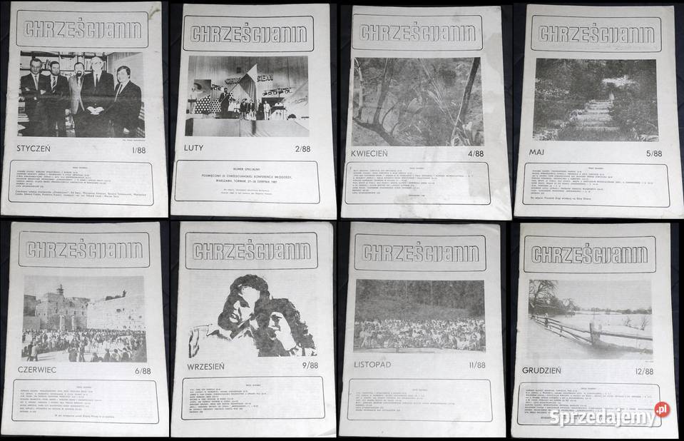 Chrześcijanin czasopismo Numery 1245691112 Książki i Podręczniki Chełm