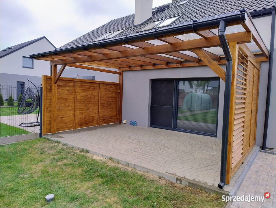 Zadaszenie tarasu wiata altany drewniane sprzedam