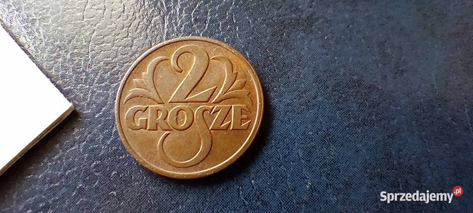 Stare monety 2 grosze 1938 2RP Polska piękna Lesko sprzedam